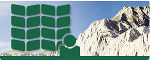 Personensymbol vor Kartenportal, im Hintergrund ein Gebirge.